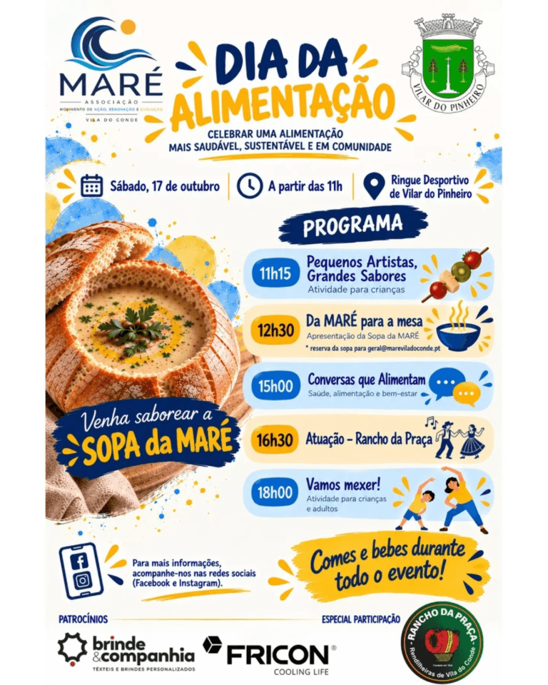 Dia da Alimentação em Vilar do Pinheiro: Sabor, Saúde e Comunidade no Ringue Desportivo